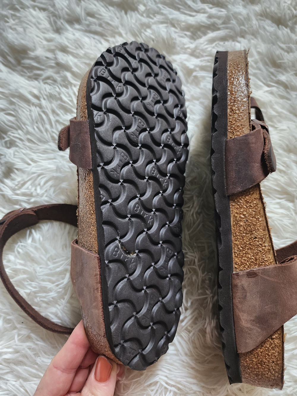 Birkenstock Brown Yara Leather *discontinued* Sandals - Picture 4 of 8